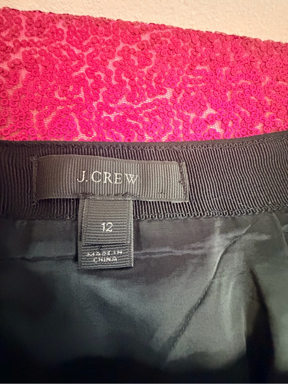 J. Crew Black Circle Skater Skirt